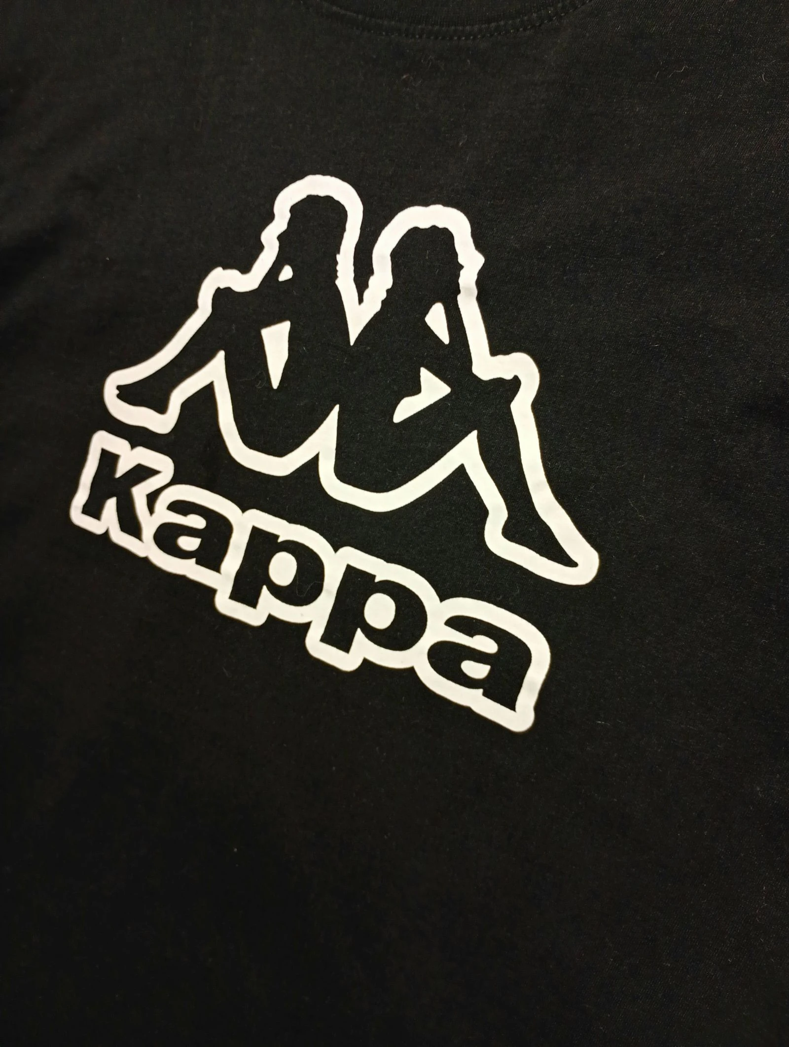 Vintage Kappa Logo T-Shirt Black | Size L – photo 4